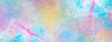 Abstract Colorful Watercolor For Horizontal Background Designed With Earth Tone Watercolor Background. Watercolor Paint Like Gradient Background.