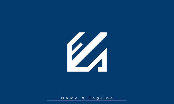Alphabet letters Initials Monogram logo ES , SE