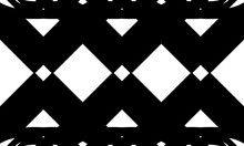 Distorted Black Pattern In Op Art Style Creative Design