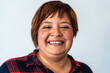 © Alessandro Biascioli - Portrait of curvy mature woman smiling in camera