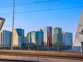 Wall Mural - Rotterdam with bridge and skyline