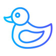 rubber duck gradient icon