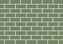 Gray Brick Wall Tile Background Vector Illustration