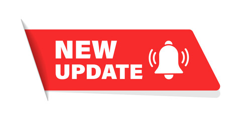 Poster - Update software icon in flat style. System upgrade notification vector illustration on isolated background. Progress install sign business concept.