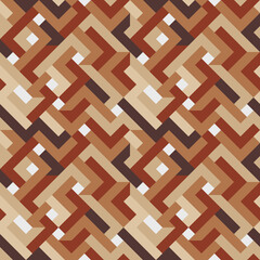 Poster - Coffee geometric shapes. Vector for print, decor and textile. The print is stylish for surfaces. Vector pattern drawing coffee.
