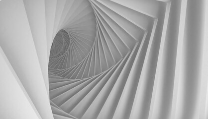  Abstract 3d illustration white tone background art wallpaper