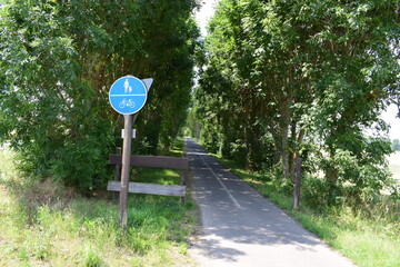 Sticker - Radweg in der Eifel