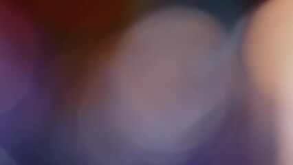 light leaks abstract 4k footage. moving blinking circle lens glow flare bokeh overlays natural anima