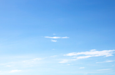 Wall Mural - The vast and beautiful sky with white clouds