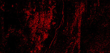 Black And Red Grunge Texture. Scary Red Black Scary Background
