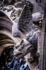 Wall Mural - historic sculpture (gargoyle) at the city hall in munich