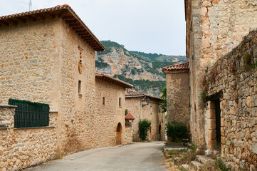 Wall Mural - Little town of Pesquera de Ebro