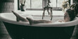 © Denis Kadatsky - woman lies in a bath with foam