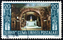 Postage Stamp Turkey 1953 Shrine Of Virgin Mary