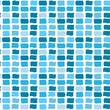 © Tatik22 - Blue mosaic on a white background.