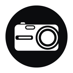 Poster - Photo camera vector icon isolated
