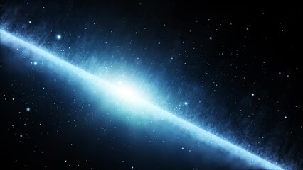 Wall Mural - futuristic space travel stars and shiny looping background.