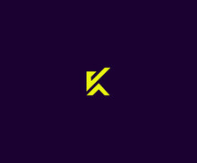 Letter KA, AK, VA, AV, VAK, KVA, K Logo Template Vector Abstract Monogram Symbol