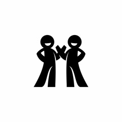 people friendship together icon vector illustration