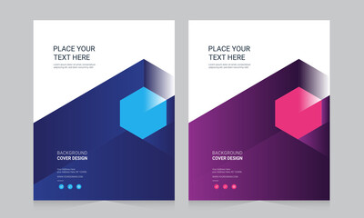 Cover design for annual report and business catalog, magazine, flyer or booklet. Brochure template layout. A4 cover vector EPS-10