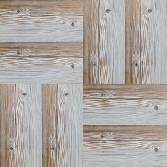 Wall Mural - wood texture. light beige planks horizontal background natural wooden