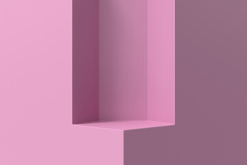 Wall Mural - 3d product display. 3d rendering.