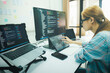 © ijeab - Programmer is coding and programming software.