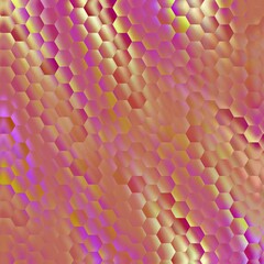 Wall Mural - Futuristic and modern orange, yellow, and violet colored abstract gradient background. Available for text. Suitable for social media, quote, poster, backdrop, presentation, website, etc.