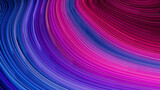 Purple, Blue and Pink Colored Streaks form Abstract Neon Lights Background. 3D Render.