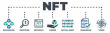 NFT Concept With Icons And Signs