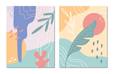 Naklejka na meble Aesthetic Wall Art Design Vector Illustration