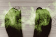 © blackday - Male feet in old smelly and dirty socks