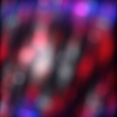 Aufkleber - Blur bokeh colorful background. Abstract pattern. Design element. 3d rendering digital illustration