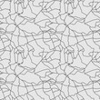 Craquelure for ceramic tile, seamless linear pattern. Stylish texture with repeating lines randomly. Grunge texture, consisting of fine cracks on the glazed surface. Vector grunge background 