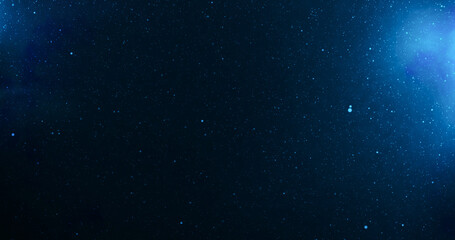 Wall Mural - universe filled with stars, nebula and galaxy.