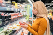 Muslim Woman in the Supermarket