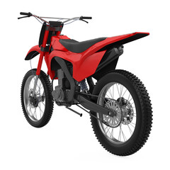 Sticker - Motocross Motorcycle Isolated 