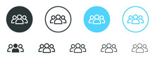 Group Of People, Squad Icon - Team User Icon. Three Person Symbol, Group, Friends, People, Users Icon