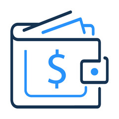 Sticker - Cash, money, wallet icon