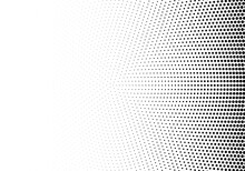 Modern Circular Halftone Dots Pattern Background