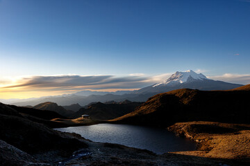 Antisana volcano en Ecuador, 