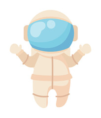 Wall Mural - space astronaut cartoon
