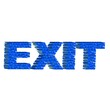 © Naimodin Miya Dhobi - Exit buttom icon label
