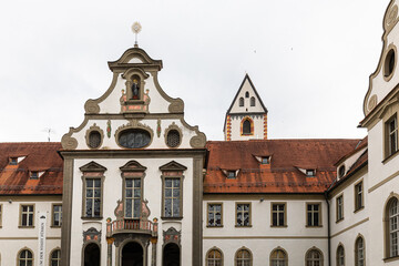 Sticker - facades of houses in the city of Füssen, in southern Bavaria