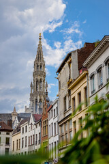 Canvas Print - Hôtel de Ville de Bruxelles sur la grand Place