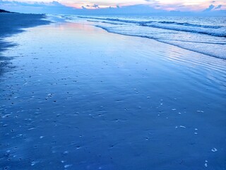 Blue Beach Ocean Sunrise Shore