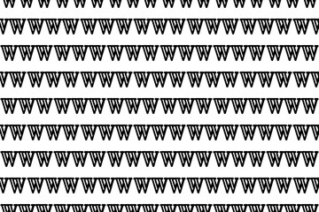Poster - Seamless pattern completely filled with outlines of www symbols. Elements are evenly spaced. Vector illustration on white background