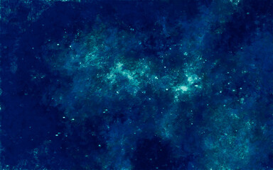 Wall Mural - cosmic illustration. beautiful colorful space background. watercolor cosmos