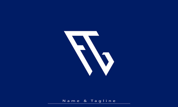Alphabet letters Initials Monogram logo FG , GF