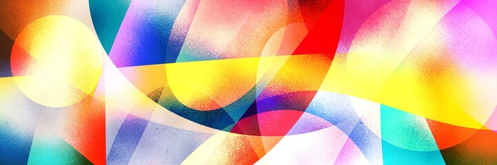 Poster - Colorful gradient and noise background. Abstract colorful shape pattern illustration for wallpaper, poster, flyer, and any design. multicolor gradation and noise texture. 